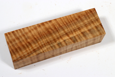 Knife Block Marri / Red Gum curly - Marr0204