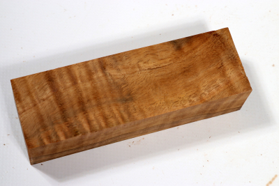 Knife Block Marri / Red Gum curly - Marr0205