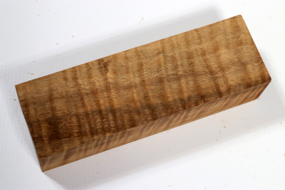 Knife Block Marri / Red Gum curly - Marr0206