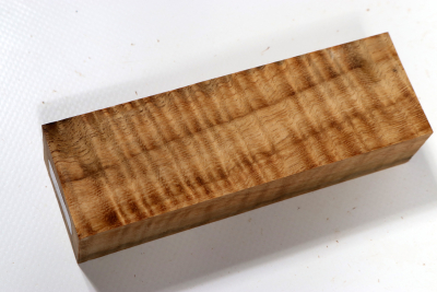 Knife Block Marri / Red Gum curly - Marr0208