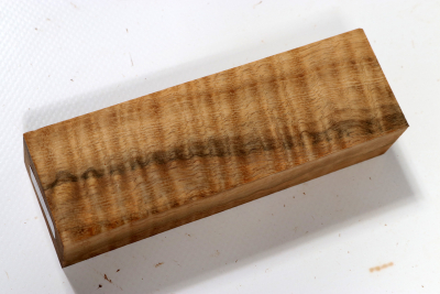 Knife Block Marri / Red Gum curly - Marr0208