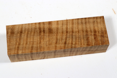Knife Block Marri / Red Gum curly - Marr0209