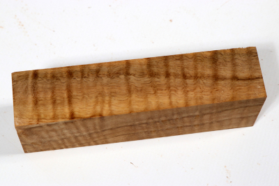 Knife Block Marri / Red Gum curly - Marr0209