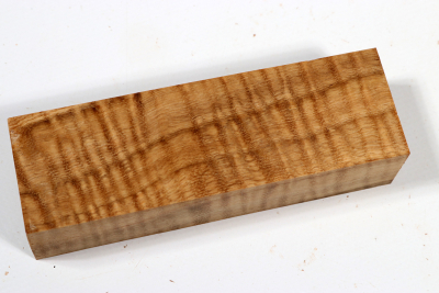 Knife Block Marri / Red Gum curly - Marr0209
