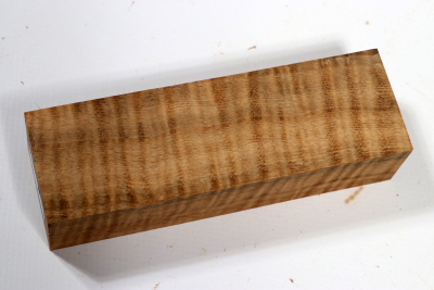 Knife Block Marri / Red Gum curly - Marr0210