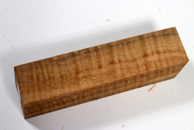 Knife Block Marri / Red Gum curly - Marr0210