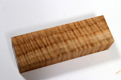 Knife Block Marri / Red Gum curly - Marr0210