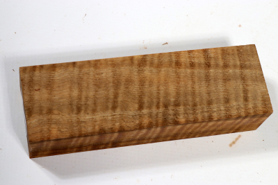Knife Block Marri / Red Gum curly - Marr0211