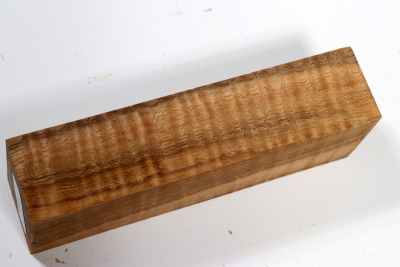 Knife Block Marri / Red Gum curly - Marr0211