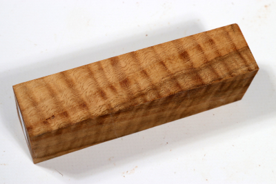 Messergriffblock Marri / Red Gum curly - Marr0212