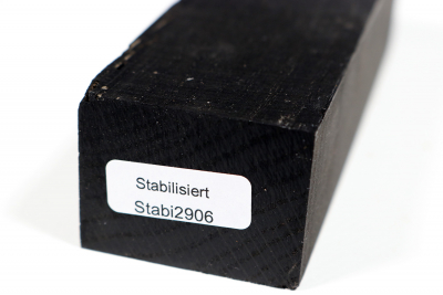 Messergriffblock Mooreiche stabilisiert - Stabi2906
