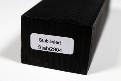 Knife Blank Bog Oak stabilized Xcut - Stabi2904