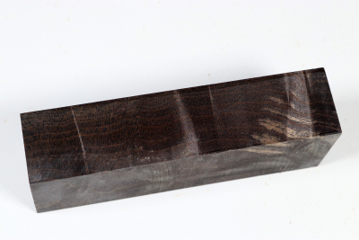 Messergriffblock Muschelahorn schwarz stabilisiert - Stabi3642