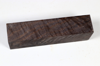 Messergriffblock Muschelahorn schwarz stabilisiert - Stabi3643