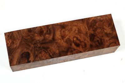 Messergriffblock Nussbaum Maser - NusBM1229
