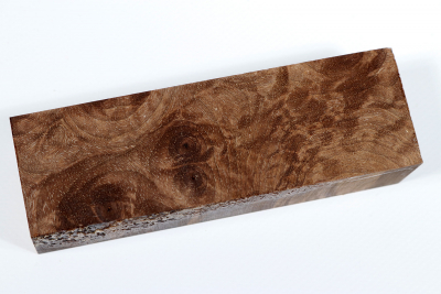 Messergriffblock Nussbaum Maser stabilisiert - Stabi2935