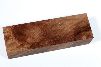 Messergriffblock Nussbaum Maser stabilisiert - Stabi2936