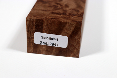 Knife Blank Walnut Burl stabilized - Stabi2941
