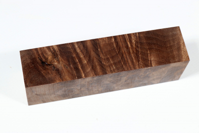 Messergriffblock Nussbaum Maser stabilisiert - Stabi3107