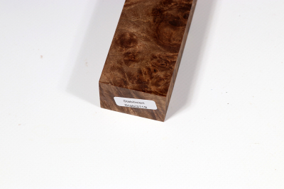 Messergriffblock Nussbaum Maser stabilisiert - Stabi3119
