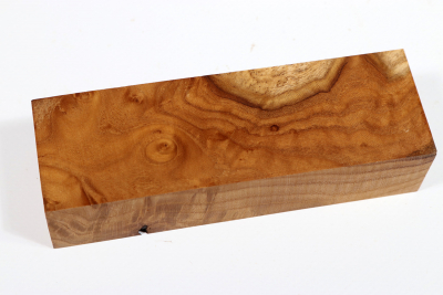 Knife Block Silverberry Burl - OelWei0047