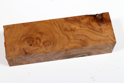 Knife Block Silverberry Burl - OelWei0054