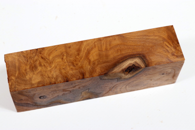 Knife Block Silverberry Burl - OelWei0054