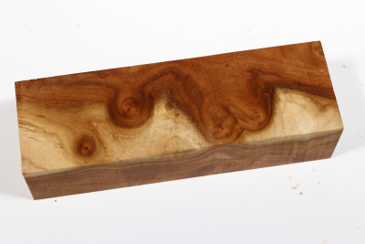 Messergriffblock Ölweide Maser - OelWei0060