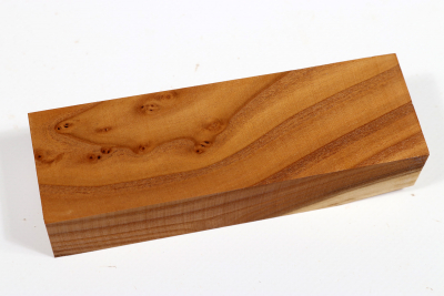 Knife Block Silverberry Burl - OelWei0061