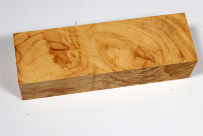 Knife Block Olivetree Burl - Oliv07813