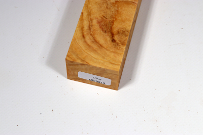 Knife Block Olivetree Burl - Oliv07813