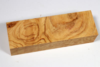 Knife Block Olivetree Burl - Oliv07813