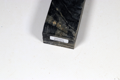 Knife Blank Poplar Burl black stabilized - Stabi3678