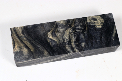 Knife Blank Poplar Burl black stabilized - Stabi3678 Knife Blank Poplar Burl black stabilized - Stabi3678