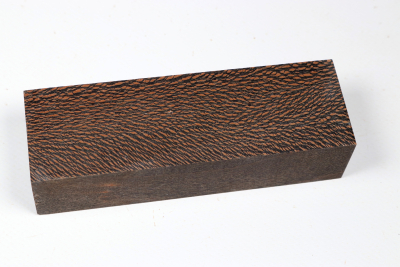 Knife Blank Platanus black stabilized - Stabi3562
