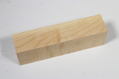 Knife Block Curly Maple - RieAh0251