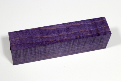 Knife Blank Curly Maple purple stabilized - Stabi2711