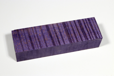 Knife Blank Curly Maple purple stabilized - Stabi2716