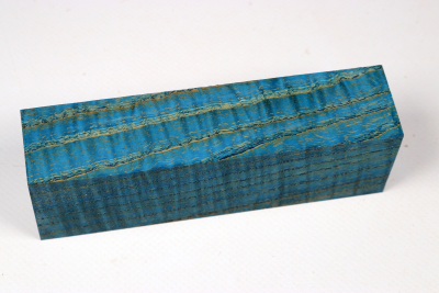 Messergriffblock Riegelesche blau stabilisiert - Stabi3462