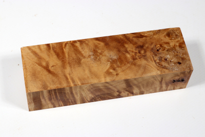 Knife Blank Horse Chestnut Burl stabilized - Stabi2358