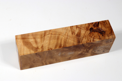 Knife Blank Horse Chestnut Burl stabilized - Stabi2358