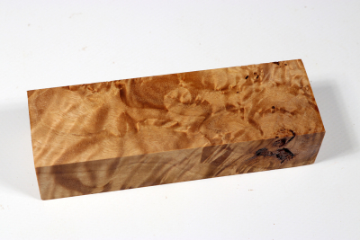 Knife Blank Horse Chestnut Burl stabilized - Stabi2358