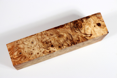 Knife Blank Horse Chestnut Burl stabilized - Stabi2808