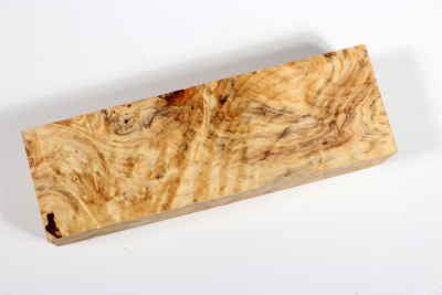 Knife Blank Horse Chestnut Burl stabilized - Stabi2820