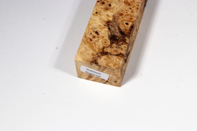Knife Blank Horse Chestnut Burl stabilized - Stabi3102