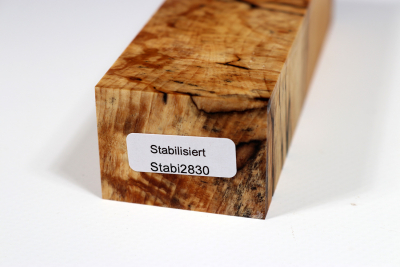 Knife Blank Horse Chestnut spalted XCut stabilized - Stabi2830