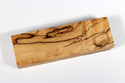 Knife Blank Horse Chestnut spalted stabilized - Stabi2862