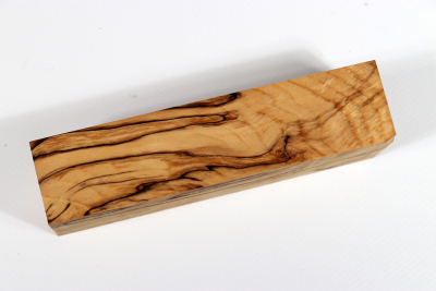 Knife Blank Horse Chestnut spalted stabilized - Stabi2862