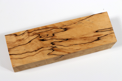 Knife Blank Horse Chestnut spalted stabilized - Stabi2931