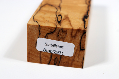 Knife Blank Horse Chestnut spalted stabilized - Stabi2931